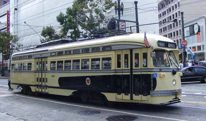 San Francisco MUNI Kansas City PCC streetcar 1056
